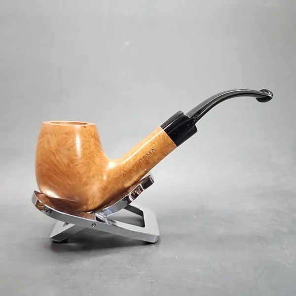 Roma Smooth Bent Egg Estate Briar Pipe, Unsmoked [SOLD OUT] - Image 5