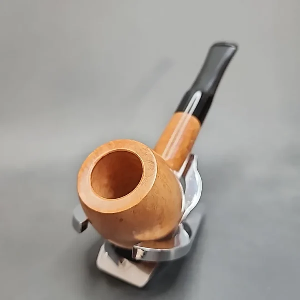 Roma Smooth Straight Apple Briar Pipe, Unsmoked - Image 5
