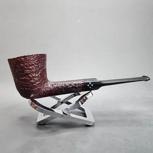 Sasieni 4 Dot Ruff Root Dark, Sandblasted Dublin Estate Briar Pipe [SOLD OUT] - Image 5