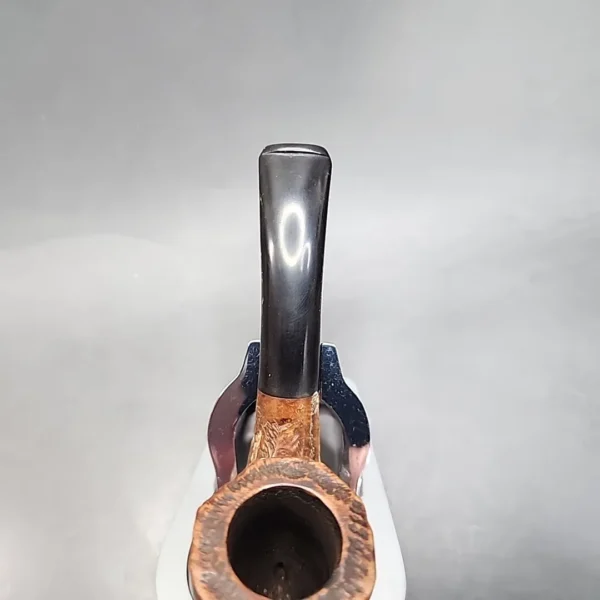 Custombilt His Nibs Rusticated Bent Billiard Estate Briar Pipe [SOLD OUT] - Image 5