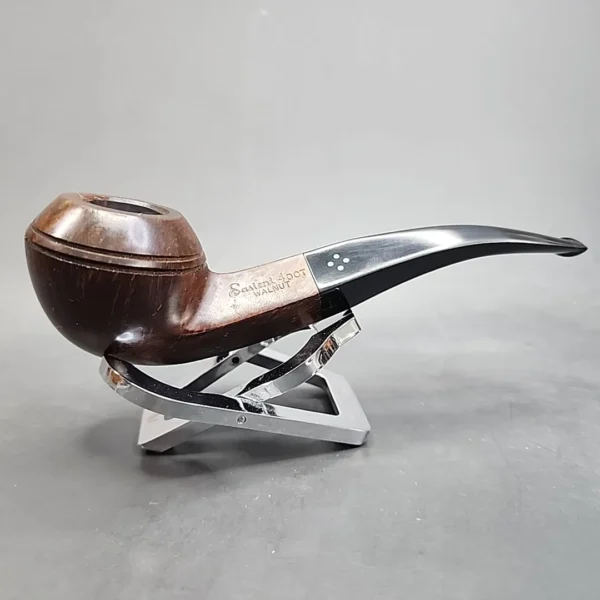 Sasieni 4Dot Walnut, Bent Bulldog Estate Briar Pipe [SOLD OUT] - Image 5