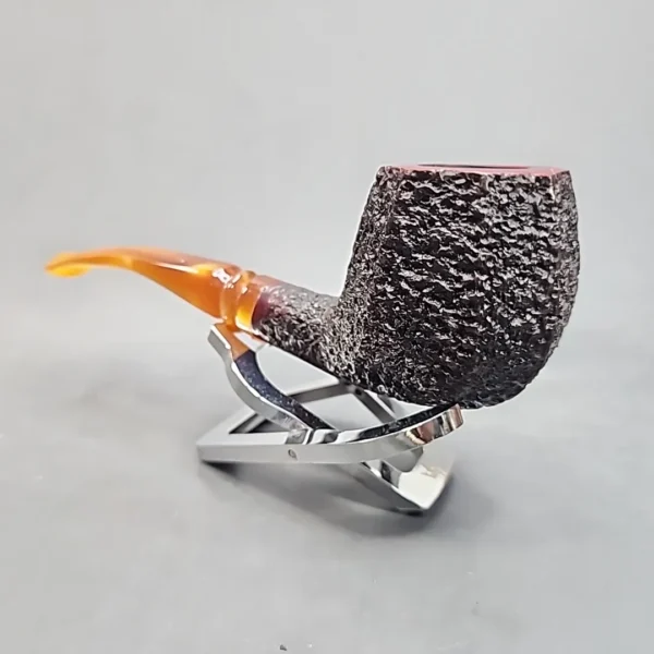 Unsmoked Clarence Mickles Rusticated Panel Estate Briar Pipe [SOLD OUT] - Image 5