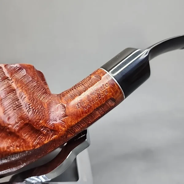 Kaywoodie Handmade Rusticated Bent Pot, Estate Briar Pipe [SOLD OUT] - Image 5
