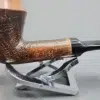 JM Boswell Partially Sandblasted Bent Rhodesian Estate Briar Pipe [SOLD OUT] - Image 5