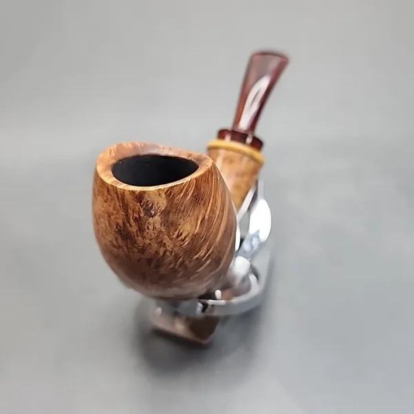 G. Penzo Smooth Bent Egg Briar Pipe, Italian Estates - Image 5
