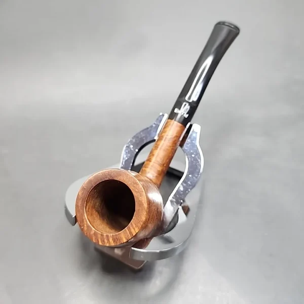 Dr Plumb Junior Slightly Bent Billiard Estate Briar Pipe, Unsmoked [SOLD OUT] - Image 5