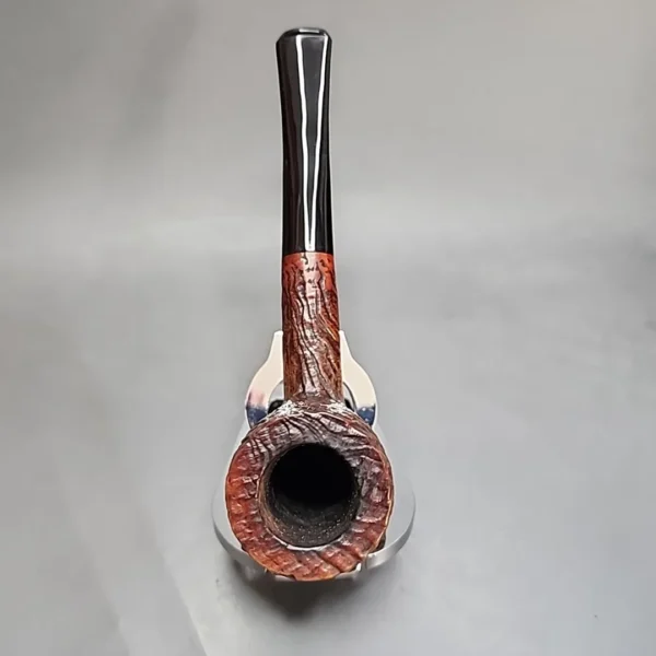 Barling 6589 T.V.F. Sandblasted Straight Billiard Estate Briar Pipe [SOLD OUT] - Image 6