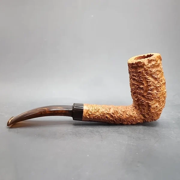 Preben Holm Wengholt Collector 200, Rusticated Stacked Billiard Estate Briar Pipe, Unsmoked [SOLD] - Image 6