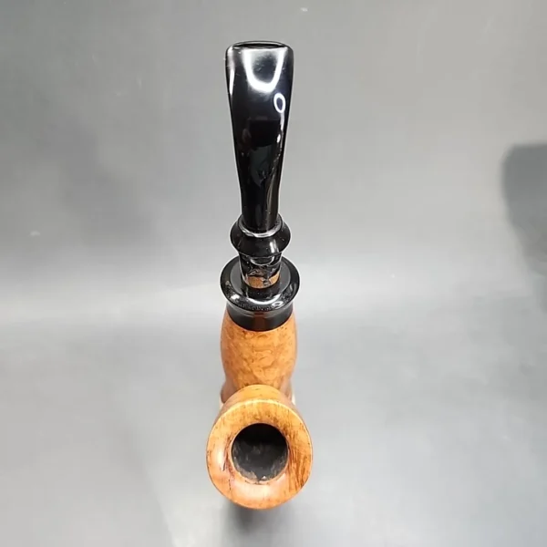 PapaBearPipes Faux Cavalier Sandblasted Briar Pipe, New [SOLD OUT] - Image 6