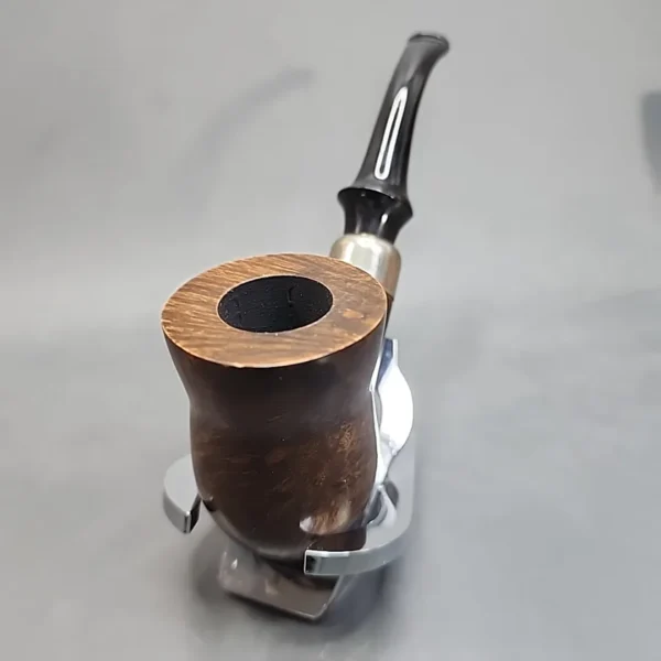 Roma Smooth Bent Vase Estate Briar Pipe, Unsmoked [SOLD OUT] - Image 6