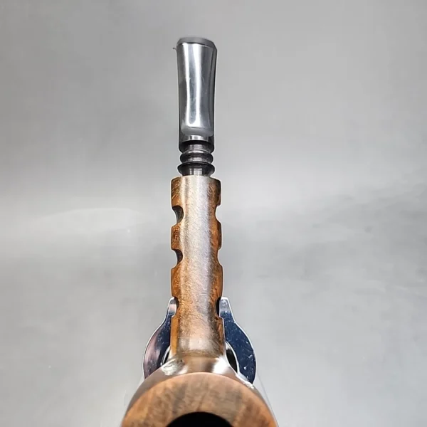 Kaywoodie Ruf-Tone Partially Rusticated Straight Billiard Estate Briar Pipe, Unsmoked [SOLD OUT] - Image 6