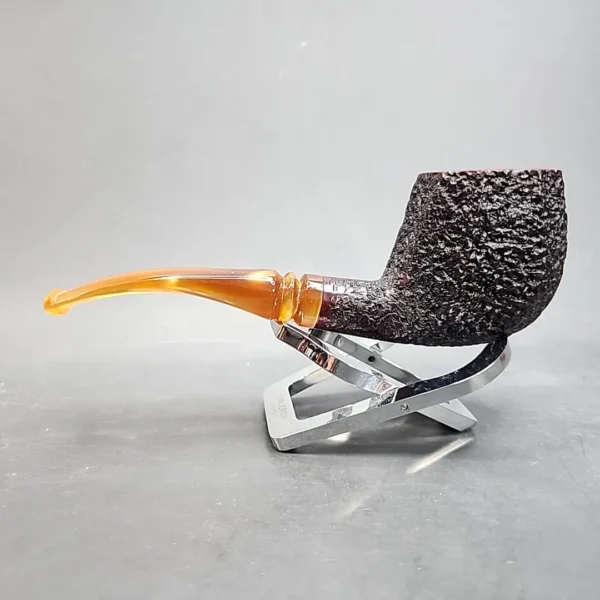 Unsmoked Clarence Mickles Rusticated Panel Estate Briar Pipe [SOLD OUT] - Image 6