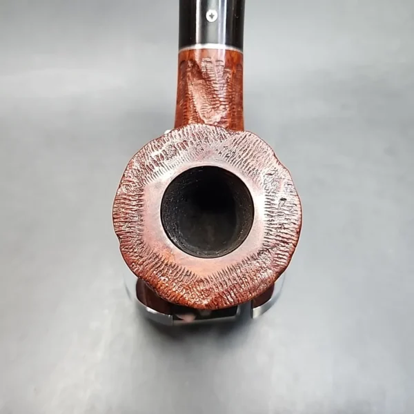 Kaywoodie Handmade Rusticated Bent Pot, Estate Briar Pipe [SOLD OUT] - Image 6