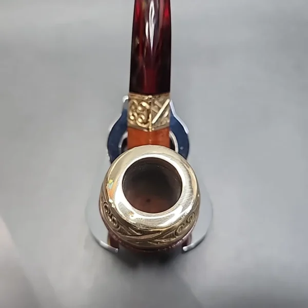LHS Redmanol Gold Mounted Estate Briar Pipe [SOLD OUT] - Image 6