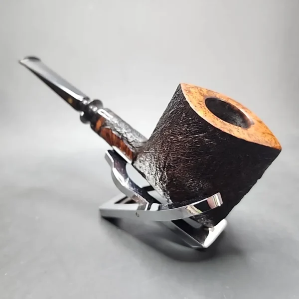 Brakner Antique Royal Danois 813, Sandblasted Estate Briar Pipe [SOLD OUT] - Image 6