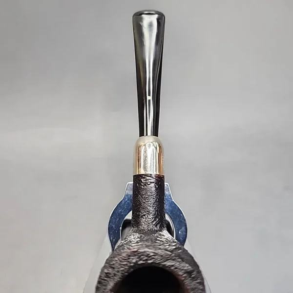Savinelli Punto Oro 111, Silver Mounted Straight Billiard Estate Briar Pipe [SOLD OUT] - Image 6