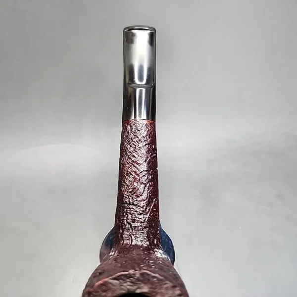 Savinelli De Luxe Milano 803 EX, Sandblasted Straight Billiard Estate Briar Pipe [SOLD OUT] - Image 6