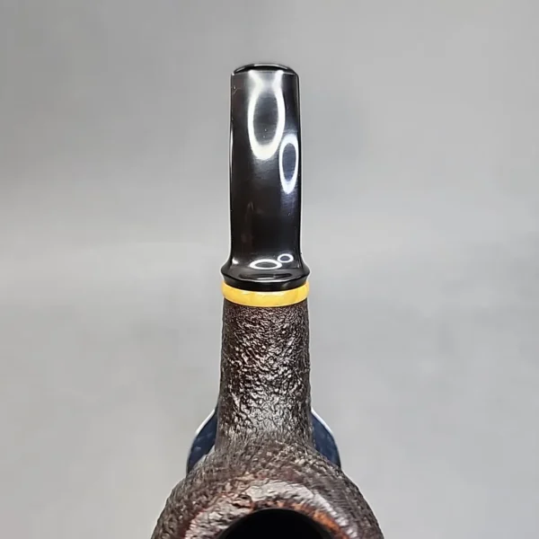 Joe Hinkle Sandblasted Bent Apple Estate Briar Pipe [SOLD OUT] - Image 6