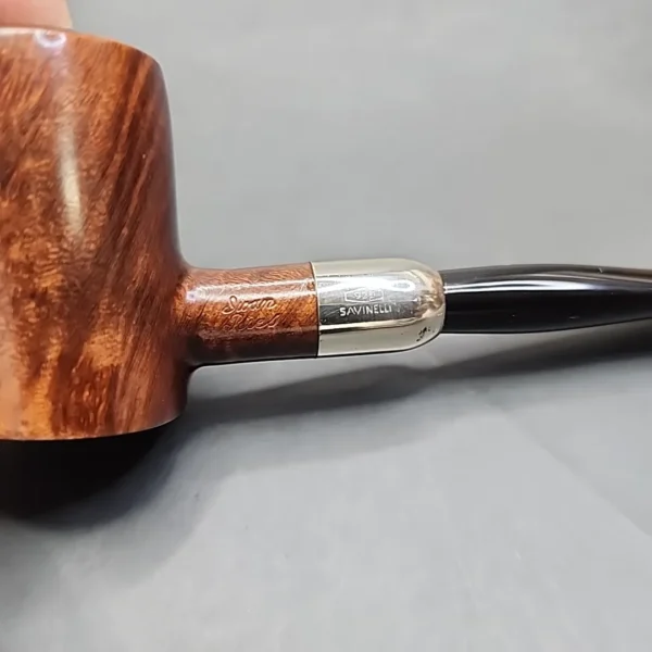 Savinelli 310, Smooth Army Mount Poker Estate Briar Pipe, Italian Estates [SOLD OUT] - Image 6