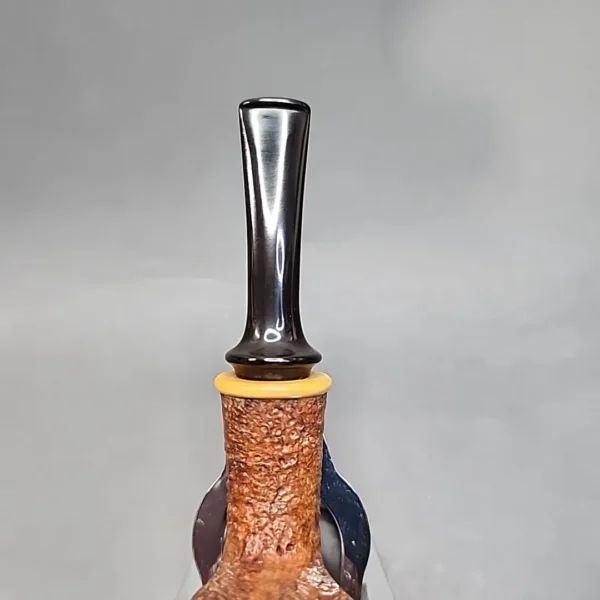 Gregor Lobnik Sandblasted Bent Egg Estate Artisan Briar Pipe [SOLD OUT] - Image 6