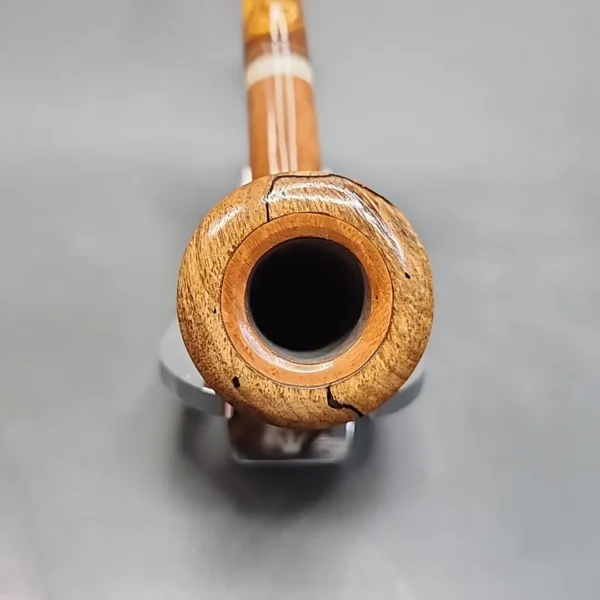 PapaBearPipes Smooth Dublin Handmade Briar Pipe - Image 6