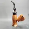 PapaBearPipes Faux Cavalier Sandblasted Briar Pipe, New [SOLD OUT] - Image 7