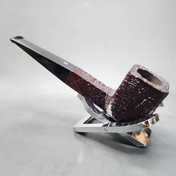 Astleys of London Sandblasted Foursquare Panel Estate Briar Pipe, Unsmoked [SOLD OUT] - Image 7