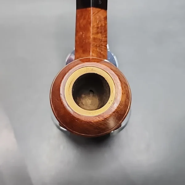 Fleur de Lis 549 by GBD, Meerschaum Lined Bent Bulldog Estate Briar Pipe [SOLD OUT] - Image 7