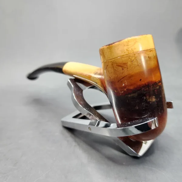 Antique Hawkbill Screw Top Block Meerschaum Pipe, Fitted Case - Image 7