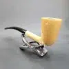 Hilson Smooth Meerschaum Lined Bent Dublin Estate Pipe [SOLD OUT] - Image 7