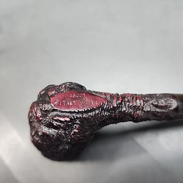 Ascot Rusticated Straight Billiard Estate Briar Pipe [SOLD OUT] - Image 7