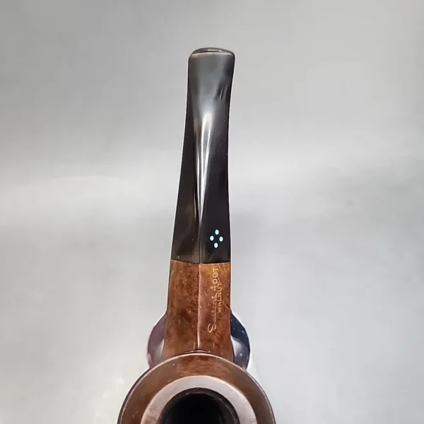 Sasieni 4Dot Walnut, Bent Bulldog Estate Briar Pipe [SOLD OUT] - Image 7