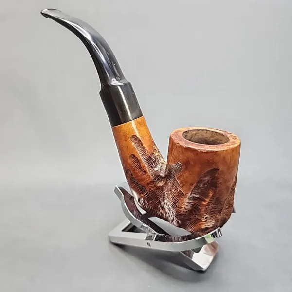 Custombilt Rusticated Oom Paul Estate Briar Pipe [SOLD OUT] - Image 7