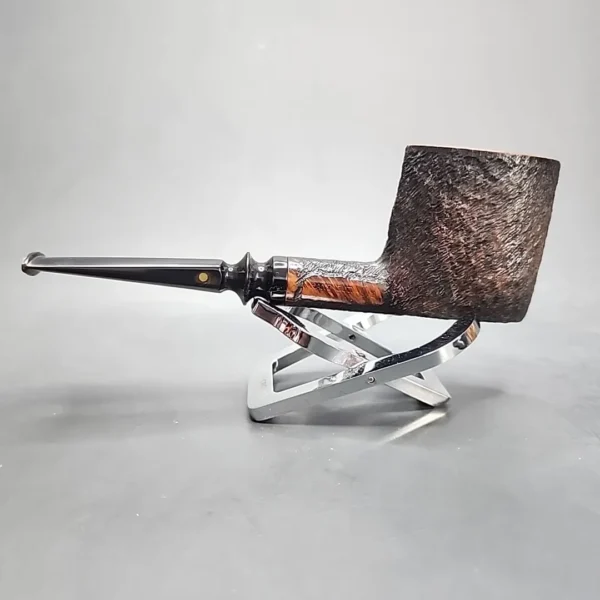 Brakner Antique Royal Danois 813, Sandblasted Estate Briar Pipe [SOLD OUT] - Image 7