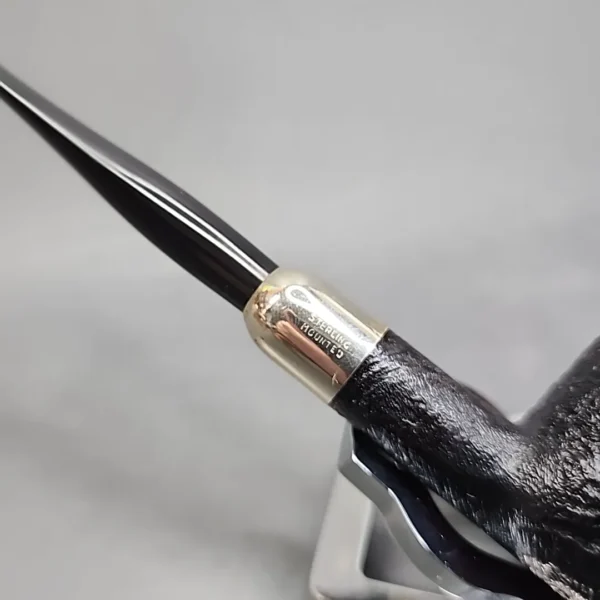 Savinelli Punto Oro 111, Silver Mounted Straight Billiard Estate Briar Pipe [SOLD OUT] - Image 7