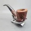 Custombilt Like Rusticated Bent Dublin Estate Briar Pipe [SOLD OUT] - Image 7
