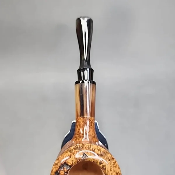 PapaBearPipes Smooth Straight Rhodesian Briar Pipe, New [SOLD OUT] - Image 7