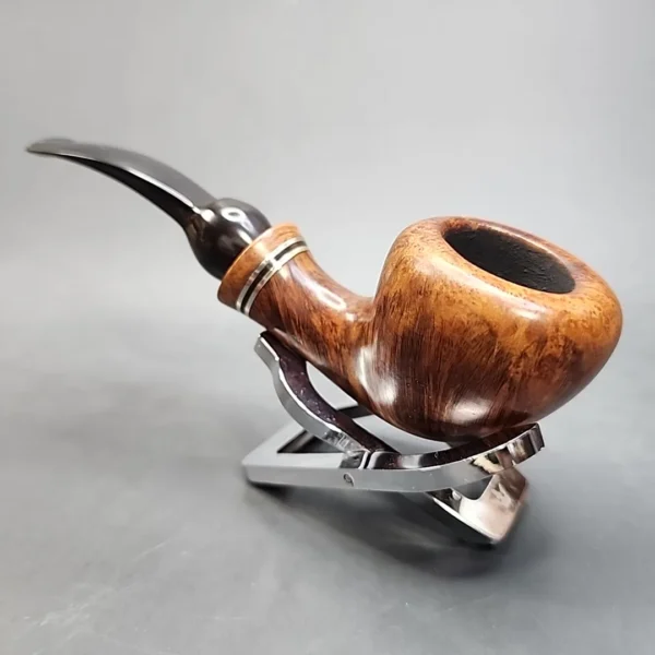 Age Bogelund Smooth Bent Dublin Estate Briar Pipe, Danish Estates (9mm) [SOLD OUT] - Image 7