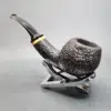 Joe Hinkle Sandblasted Bent Apple Estate Briar Pipe [SOLD OUT] - Image 7