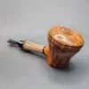 PapaBearPipes Smooth Rhodesian Sitter Handmade Briar Pipe, New [SOLD OUT] - Image 7