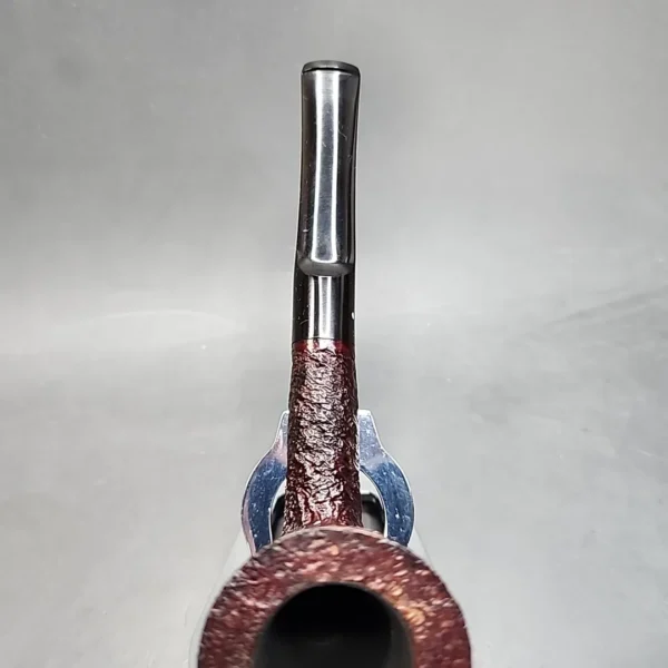 Sasieni 4 Dot Ruff Root Dark, Sandblasted Dublin Estate Briar Pipe [SOLD OUT] - Image 8