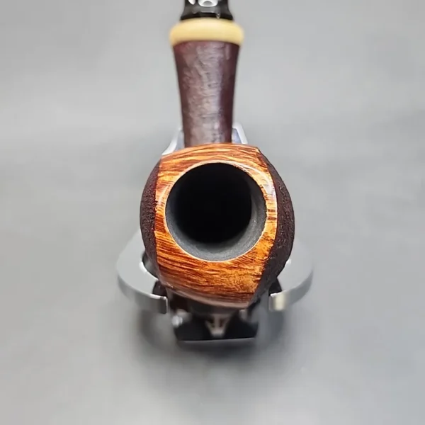 Jared Coles Pipe, Partial Sandblasted Blowfish, Briar Smoking Pipe, Artisan Pipe [SOLD OUT] - Image 8