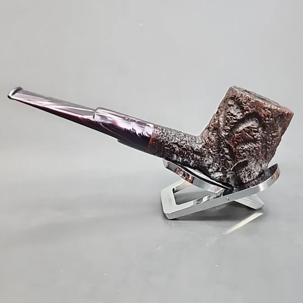 Caminetto Business 101 KS, Rusticated Brandy Estate Briar Pipe [SOLD OUT] - Image 8