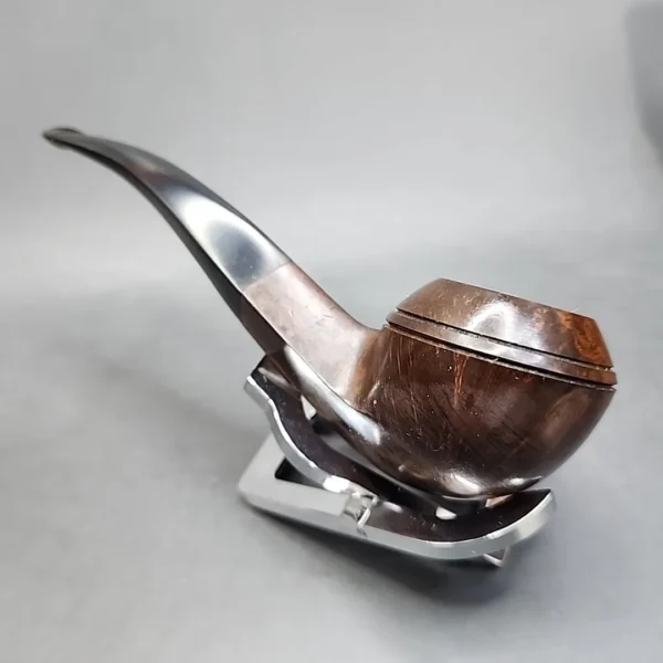 Sasieni 4Dot Walnut, Bent Bulldog Estate Briar Pipe [SOLD OUT] - Image 8