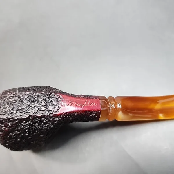 Unsmoked Clarence Mickles Rusticated Panel Estate Briar Pipe [SOLD OUT] - Image 8