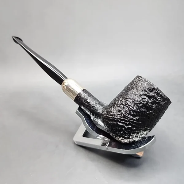 Savinelli Punto Oro 111, Silver Mounted Straight Billiard Estate Briar Pipe [SOLD OUT] - Image 8