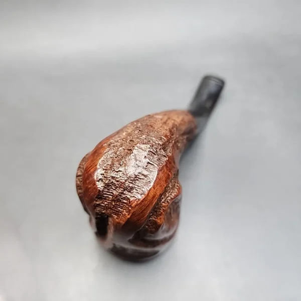 Custombilt Like Rusticated Bent Dublin Estate Briar Pipe [SOLD OUT] - Image 8