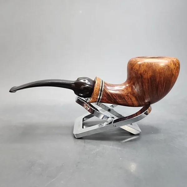 Age Bogelund Smooth Bent Dublin Estate Briar Pipe, Danish Estates (9mm) [SOLD OUT] - Image 8