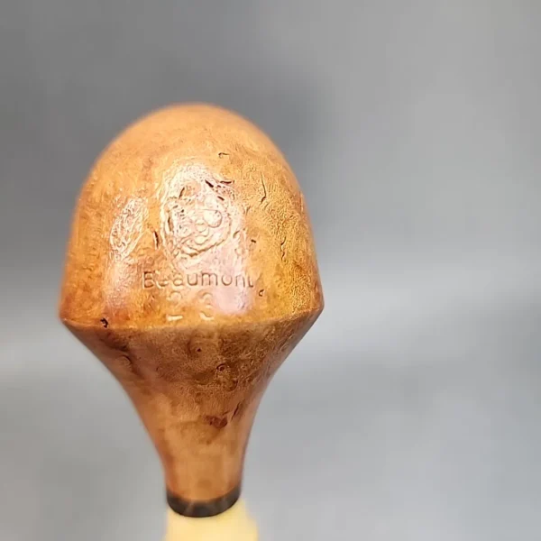 PapaBearPipes Sandblasted Devil Anse with Bamboo Handmade Briar Pipe [SOLD OUT] - Image 8