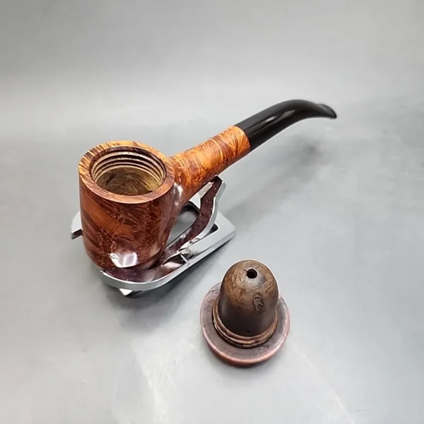 Captain Warren Smooth Calabash Estate Briar Pipe, Other Estates - Image 8